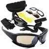 Sports de plein air Lunettes Chasse Tir Protection Équipement Airsoft Lunettes Vélo Lunettes De Soleil C7 Tactique Lunettes De Tir NO02-019