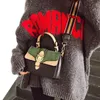 Designer- Contrast color Crossbody Bags Vintage Fashion Female Tote bag Matte PU Leather Women's Handbag Lock Shoulder Messenger Bag
