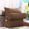 Dreieck Rückenlehne Kissen Baumwolle Leinen Büro Home Decor für Sofa Kissen Bett Rest Lesen Kissen Zurück Unterstützung Große Größe Y200723