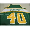 Stitched Custom Shawn Kemp # 40 Sewn Basketball Jersey Kvinnor Youth Mens Basketball Jerseys XS-6XL NCAA