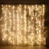 Année de Noël Décor 3x13x23x3m Rideau Led String Lights Ornements de Noël pour la maison Ornements de Noël natal Navidad 201027