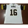 Custom 604 Hamilton Tigercats 16 Brandon Banks Real Full Hafdery College Jersey Rozmiar S4XL lub niestandardowe dowolne nazwisko lub koszulki 7700000