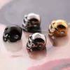 Fascino per braccialetto fatto a mano fai-da-te stile sportivo da uomo 10 * 8MM Ciondoli per casco da baseball in acciaio inossidabile placcato oro / argento / nero