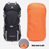 50L 60L Wasserdichte Wanderrucksack Frau Outdoor Trekking Camping Tasche Armee Mann Jagd Berg Rucksäcke Regenschutz Rucksack 211224