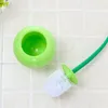 Set creativo per la pulizia del bagno in plastica con scopino per WC domestico, prodotti per la pulizia del lavabo a forma di ciliegia bella creativa con base 201214