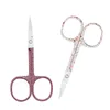 Chameleon Pointed Eyebrow Scissor Makeup Eyelash Trimmer Nose Facial Hair Remover Manicure Scissor Nail Cuticle Tool