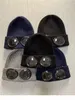 Dois óculos óculos gorros homens outono inverno grosso malha crânio bonés esportes ao ar livre chapéus mulheres uniessex gorros preto cinza azul965354706