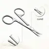 2.0 ciseaux à sourcils en acier inoxydable petits ciseaux durcis pointe tondeuse à sourcils ombre à paupières pâte de beauté ciseaux outils de beauté 200 pcs gratuit DHL