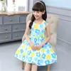 Girls Sleeveless Dresses Summer Children Floral Dress Bow Butterfly Kids Girl Clothes skirt 20220223 H1