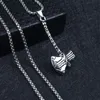 Chaînes Viking Hommes Pendentif Collier Mythologie Nordique Argent Couleur Design Rune Hatchet Bouteille Ouvre Charmes Ras Du Cou