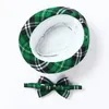 Femmes Hommes St Patrick Day Party Fedoras Ensemble Classique Treillis Style Chapeau et Noeud Papillon Adulte Cosplay Plaid Newsboy Cap Outfit Clubwear1