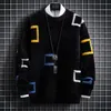 Winter Cashmere Sweater Men Clothing Top Quality Male Pullover Sweaters Keep Warm Pull Homme Fashion Mens Christmas Jumper