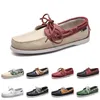 scarpe casual da uomo triple nero bianco popolare traspirante bronzo taupe Green Split Tan dlive Borgogna marrone da jogging walking basse sneakers da uomo in morbida pelle outdoor 22-10