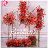 1 Set = 5pcs Arco di nozze ARCH DECORAZIONE Decorazione Tridimensionale Schermo geometrico Schermo Flower Stand con testa smussata a punta