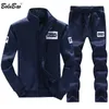 رجال Bolubao مجموعة Swetpants Sportspants Spring Summer Clothing Disual Sportswear Tracksuits Sweatshirt Suit Suit 201204