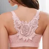 ropa interior Botón frontal de mujeres Rose Bra. Ajuste de Ajuste subestimal