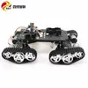 WIFI/Bluetooth/Maniglia di Controllo TS400 4WD Smart Crawler RC Robot Serbatoio Telaio Kit Assorbimento Degli Urti 33GB-520 Motore FAI DA TE per Arduino 201208