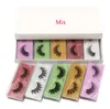 3D Mink Eyelashes 10 estilos Maquiagem do olho Mink Falso cílios macio natural espesso Eyelashes falsificados 3d olho de olho extensão ferramentas de beleza dhl