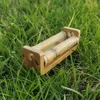 Portable Wooden Rolling Machine Cigarette Rolling Machine Wooden Cigarette Maker Hand Rolling Tools Smoking Accessories