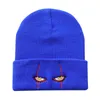 Penywise scary eyes horror clown eyes personalized knitted hat warm cover hip hop Hat Wool Hat5055635