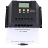 30A 12V / 24V Controlador de carga solar PWM carregando LCD Display Auto Regulador Sistema de bateria para compensação de temperatura de iluminação de rua