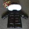 Детская куртка для мальчиков и девочек с густым длинным лыжным курткой натуральные воротники LJ201202