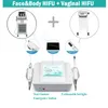 Face hifu machine price anti wrinkle ultrasound body sculpt portable ultrasonic fat reduce equipment 2 handle