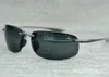أزياء نمط مكبرة سيارة القيادة الجاموس القرن في الهواء الطلق M407J النظارات الشمسية الرياضة الرجال النساء الاستقطاب سوبر ضوء مع صندوق حالة القماش