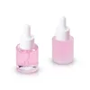 20ml Flat shoulder Glass Essential Oil Perfume Bottles e Liquid Bottles Reagent Pipette Dropper Aromatherapy Bottle Whole 7642789