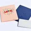per Moglie Marito Lettera d'Amore Creativa Romantico San Valentino Anniversario Biglietti d'Auguri di San Valentino Carta di Fiori Biglietto Pop-Up