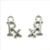 Lot 200PCS RX Brev Antik Silver Charms Hängsmycken Smycken Göra armband Halsband Örhängen 15 * 10mm DH0854