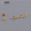 AMC 925 Silver Silver Anti-Aallergy Stud Monilles d'oreilles Love Classic Shape Ored Ored Oreing Boes Feme Female Designer Boucles d'oreilles en gros immédiatement3939816