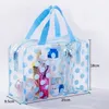 Moda tasarım ve renk su geçirmez şeffaf banyo banyo bitirme çanta yıkama çantası taşınabilir banyo ürünleri saklama çantası T3I51530
