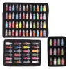 12 24 48 Flaschen Bunte gemischte Nail Art Pailletten Glitzer Nagelpulver Pigmente 3D Ultradünne Aufkleber Flocken Maniküre Dekorationen Set