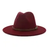 Nieuw brede muts voor vrouwen hoeden voor vrouwen mensen hoed hoed hoed hoed hoed hoed hoed voor vrouwen panama jazz dop vrouw fedora caps heren trilby chapeau mode accessoires