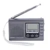 Draagbare Mini FM-radio DSP FM / MW / SW-ontvanger Noodadradio met digitale antenne FM-ontvanger suppor luidspreker + oortelefoon