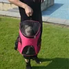 Mochila de bochecha respirável de cães de grande capacidade que transporta portátil Viagem ao ar livre Pet LJ201201
