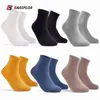 Baasploa Kvinnor Running Socks Anti-Slip Bentable Solid Knitting Cotton Socks Outdoor Fitness Basketball Sports Socks 2021 Y1222