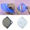 Face Masks Organizer Reusable Respirator Silicone Storage Round Hole Organizer Boxes Mascarilla Folder Case Portable Washable