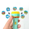 Baby Sleeping Story Book Flashlight Projector Cartoon Torch Lamp Toy Early Education Toy for Kid Xmas Gift Light Up Toy