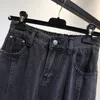 Jeans Frau Hohe Taille Plus Größe Lose Zipper Fly Volle Länge Weibliche Harem Hosen LJ200819