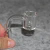 Rökning 4mm tjock klubb Domeless Quartz Banger Nail 10mm 14mm 18mm Man Kvinna 100% Real Quart för DAB Rigglas Bong