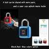 Bluetooth smart fingerprint lock pad battery keyless USB rechargeable phone un security antitheft door Y200407