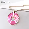 VAROLE Vintage Classic Painted Jewelry Choker Bohemia Style Necklace for Women Collares Bijoux Femme Snake Chain Pendants