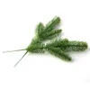50Pcs Artificial Pine tree branches plastic pine leaves for Christmas party decoration faux foliage fake flower DIY craft wreath Y200113