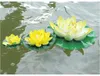 17 cm de diâmetro elegante Lotus Flower Artificial Pool Water Fish Tank Decor Plantas fontes do ofício for Wedding Party Detalhes