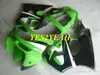 Motorcykel Fairing Body Kit för Kawasaki Ninja ZX6R 636 98 99 ZX 6R 1998 1999 ABS Green Blue Black Fairings Bodywork + Gifts KP15