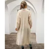 Femmes Solide Couleur Trench-Coat Tendance À La Mode À Manches Longues Cardigan Longueur Manteaux Designer Printemps Femme Casual Lâche Tricot Survêtement