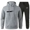 남성 풀오버 후드 바지 양털 디자이너 Tracksuit Mens 땀 정장 패치 워크 블랙 자켓 2022 가을 겨울 Mens Womens Sportsuit