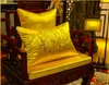 Luxe borduurwerk Etnische Chinese Dragon Back Kussen Lumbale Kussen Luxe Sofa Dining Stoel Fauteuil Taille Rugleuning Kussensloop